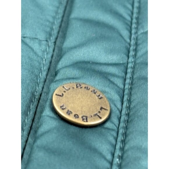 LL Bean Mountain Classic Puffer Jacket Men’s L Reg Green Full Zip Lightweight - Picture 7 of 13